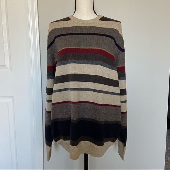 Vintage Oversized Nautica Striped Sweater - Picture 1 of 4